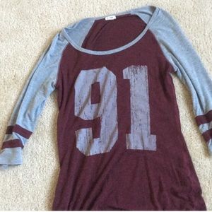 Garage baseball tee